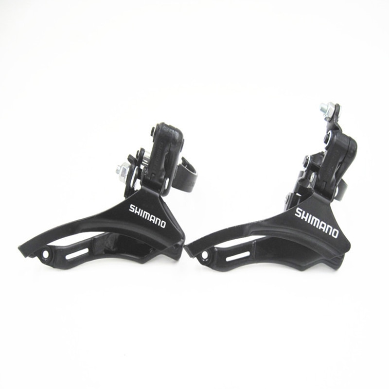 Shimano – dérailleur avant FD-TZ30 en noir et argent, 31.8mm pour pédalier 42T-48T