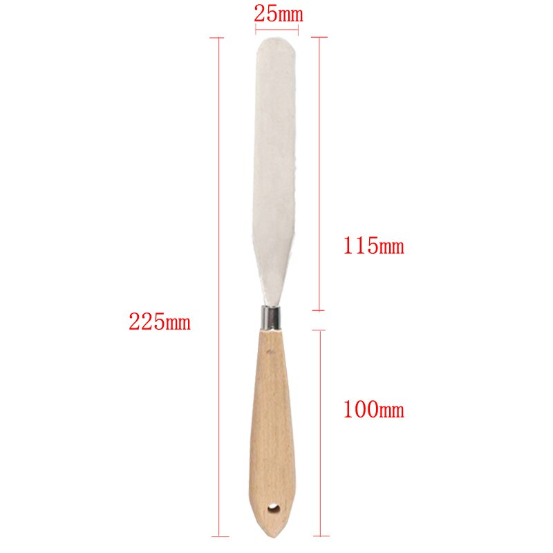 Artist Scraper Art Palette Oil Mix Scrape Knife Texture Draw Spatula Drawer watercolor Painter Paint Tool Student Pigment: army green