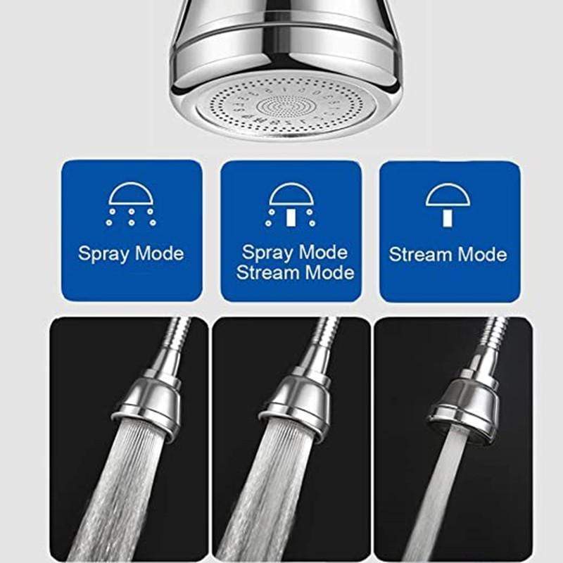 Universal Splash Filter Faucet Spray Head Anti Splash Filter Faucet Children Movable Kitchen Tap Water Saving Nozzle Sprayer