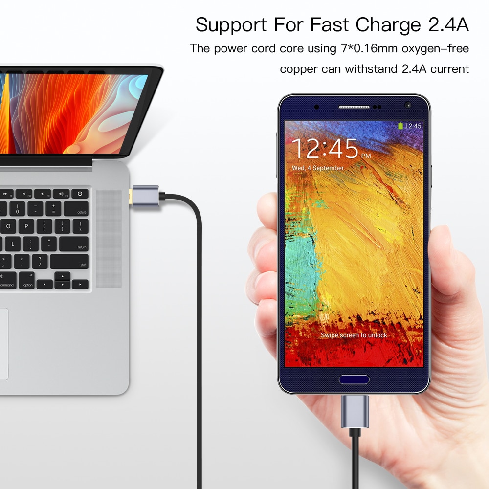 Usb 3.0 type a til mikro b datasynkroniseringskabel hurtig hastighed usb 3.0 ledning til ekstern harddisk disk hdd samsung  s5 note 3