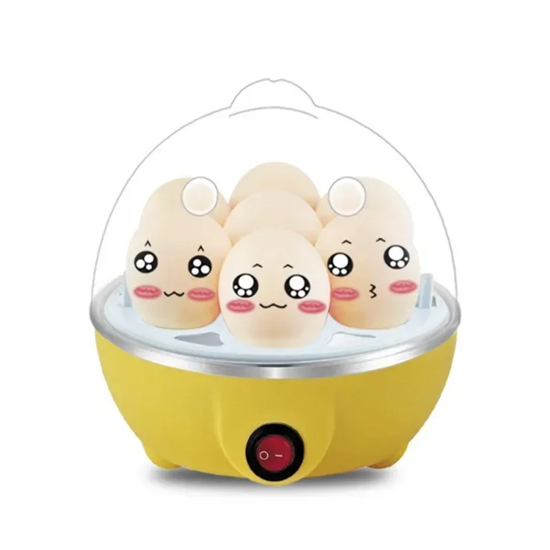 Eggkoker automatisk avstengning hjemme 7 egg multifunksjonell dampet eggkrem kokt eggdampmaskin frokost