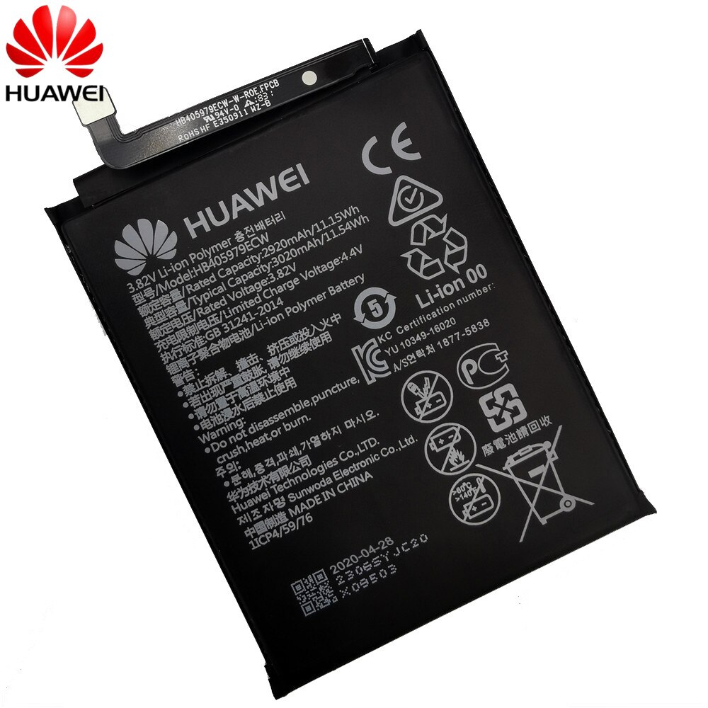 Neue 3020mAh HB405979ECW Batterie Für Huawei Nova Ehre 6A 7A 7S 8A DUA-L22 DUA-LX2 Nova Smart DIG-L01 DIG-L21 DIG-L21HN + Werkzeuge