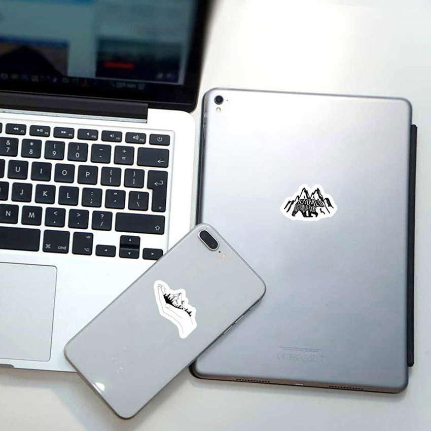 Outdoor Nature Camping Adventure Stickers 50 Sheets for Laptop Water Bottle Luggage Bicycle Skateboard Decals for Kids Teens