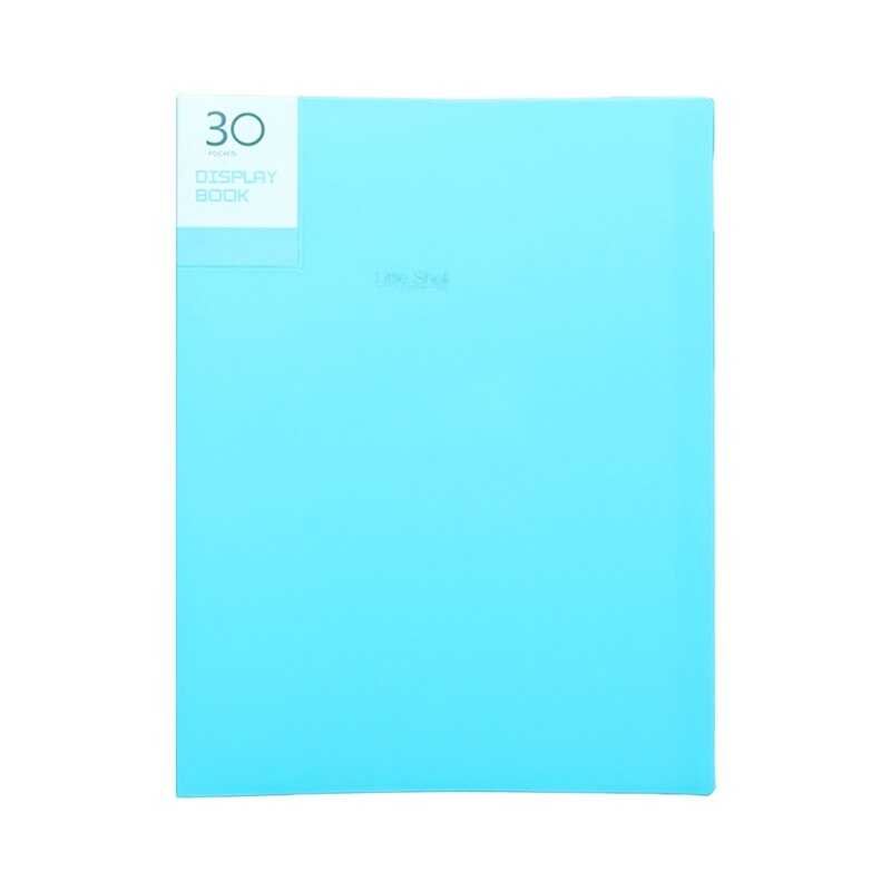 A4 Display Book 20/30/40/60 Pages Transparent Insert File Folder Document Bag