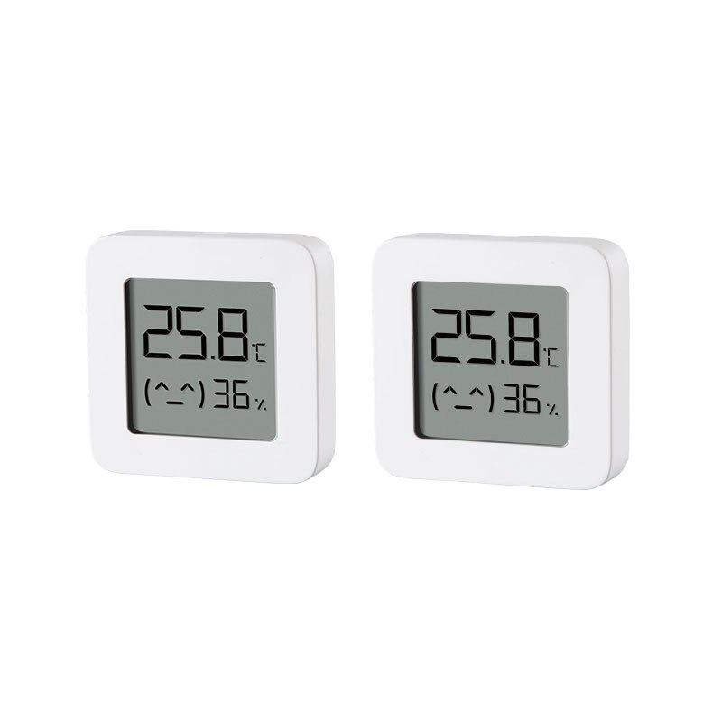 XIAOMI MIJIA Smart Household Thermometer Bluetooth Humidity Sensor Digital Display Electronic Room Temperature Measurement Tool: Normal version 2pcs