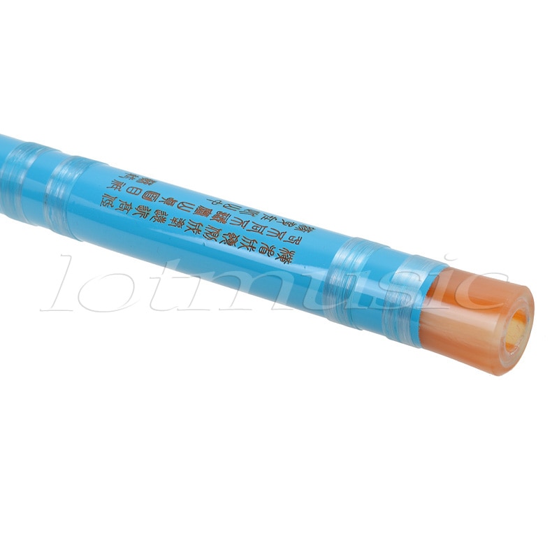 Kmise pintura azul tradicional china flauta de bambú Dizi Pluggable F instrumento Musical clave