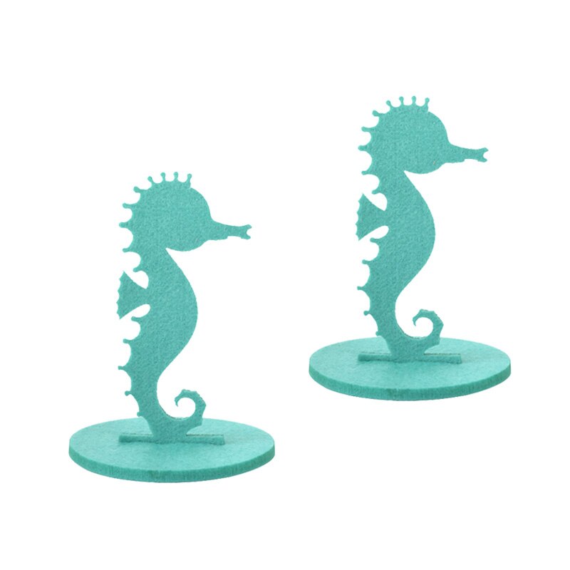 Mermaid Party Supplies Little Mermaid Decoration Seahorse Starfish Felt Table Ornament Girl Birthday Party Baby Shower Decor: M02