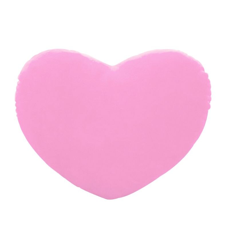 15cm hjerteform dekorativ kastepude pp bomuld blød dukke elsker: Lyserød