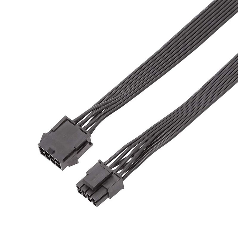 Câble Extension Alimentation J&D - 2x 30cm | Connecteur EPS 8 Broches | Pour PC Gamer