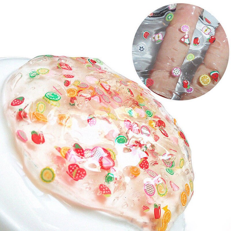 70g blandiblú transparente Lizun cristal transparente Slime alivio del estrés juguete interesante DIY relleno gelatina cubo Slime aditivos para rebanadas