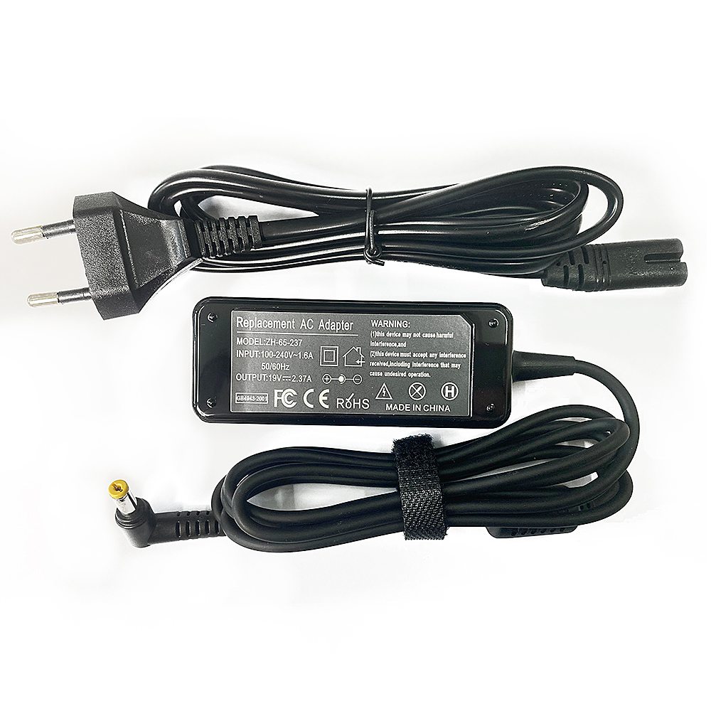 19V 2.37A Laptop AC Adapter Charger for Acer Aspire E5-511 E5-422 E5-471 E5-571 E5-573 E5-475 E5-772 E5-421 E5-523 E5-473 E5-721