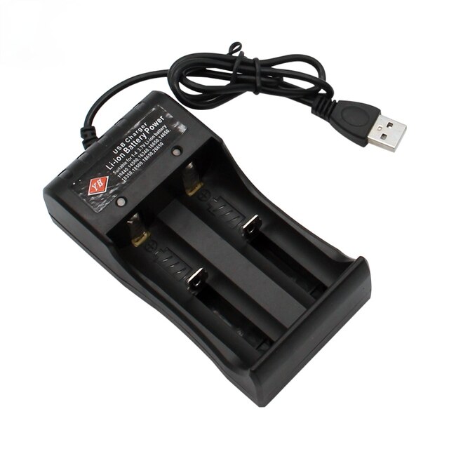 4.2v 3.7v 18650 akkulaturi li-ion usb riippumaton laturi kannettava elektroninen 18650 18500 16340 14500 26650 akkulaturi: 2 porttia