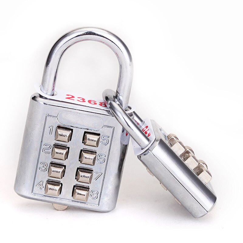 1Pcs Zinc alloy Password Padlock Mechanical Cipher Lock Waterproof Padlock Suitcase Combination Lock Blindman Keyed Padlock