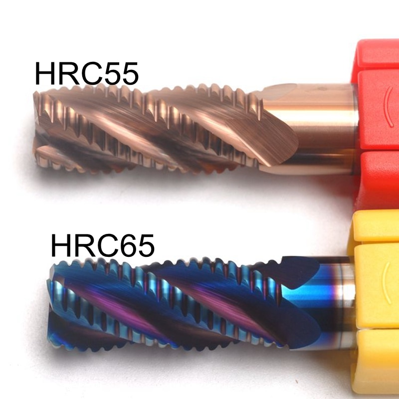 AHNO Tungsten Carbide Roughers / Roughing Milling Cutters for Cast steel stainless steel wood plastic from D3.0 to D20.0mm