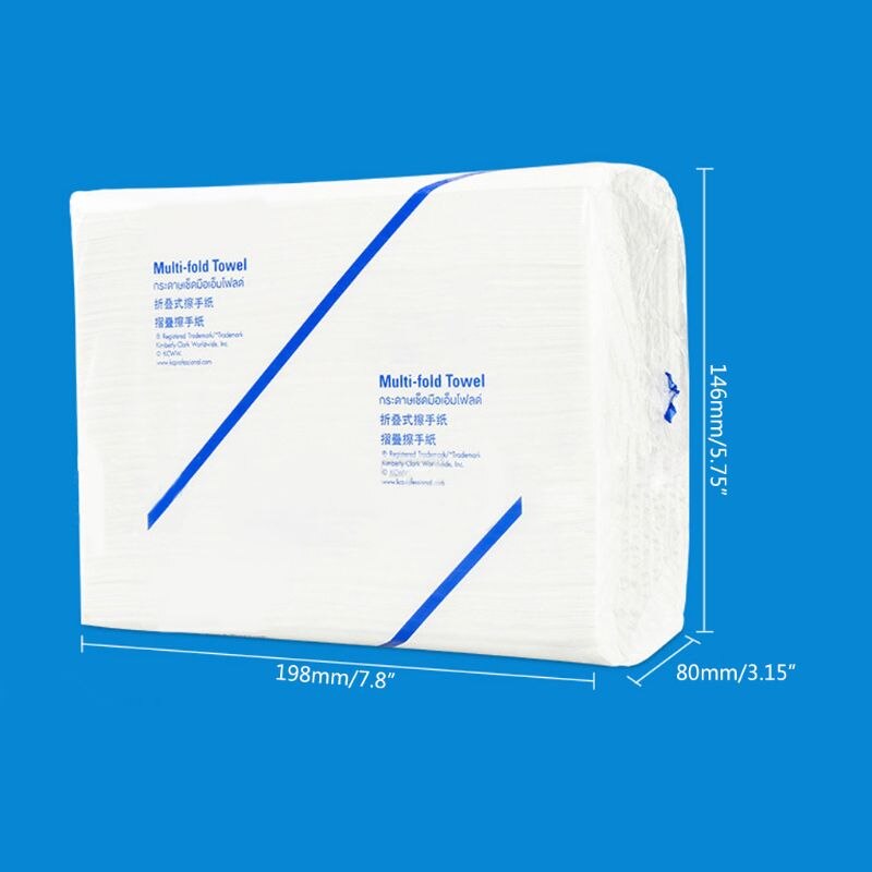 250 Sheets Multifold Paper Folding Towels Paper Kitchen Toilet Facial Tissues