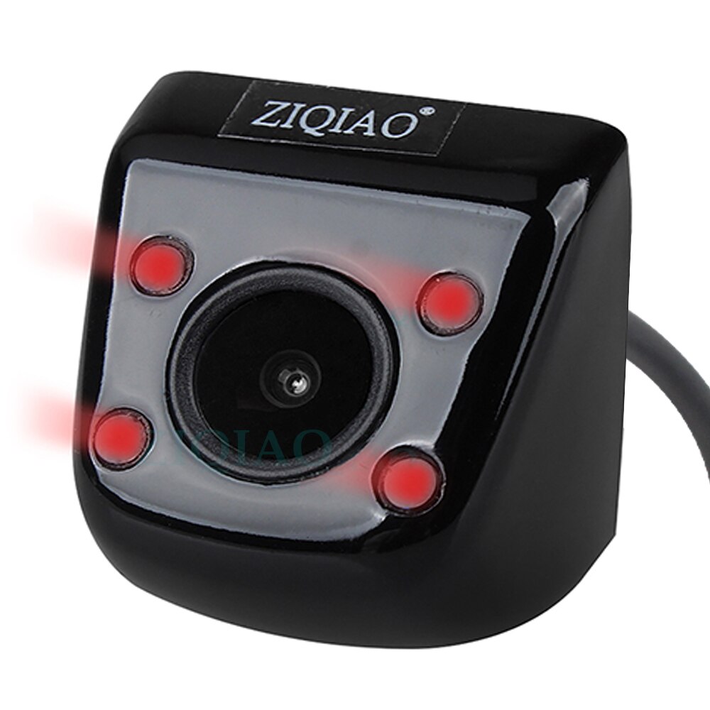ZIQIAO Auto Infrarot Rückansicht Kamera Universal- HD IR Nachtsicht Parkplatz umkehren Kamera HS009: HS009C Schwarz 4 IR