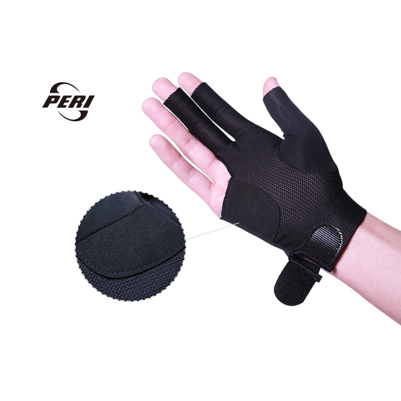 PERI Glove Lycra Fabric Billiard Gloves M/L Right/Left One Piece Non-slip Pool Glove Snooker Glove Billiard Accessories