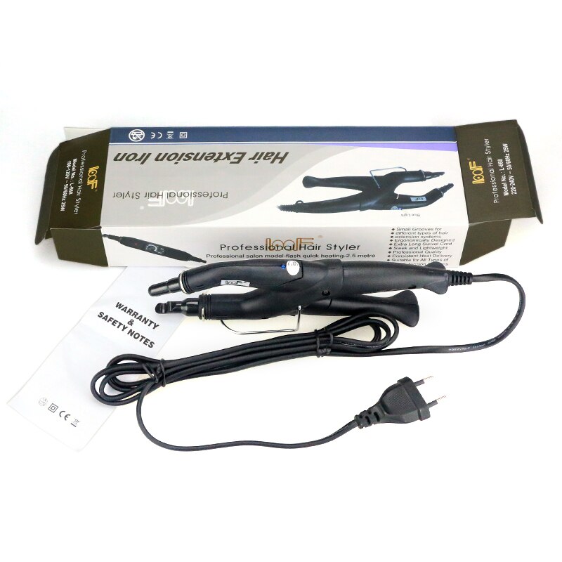 Newest LOOF L-668 Mini Temperature Constant Hair Extension Iron Heat Keratin Fusion Connector Tools: EU