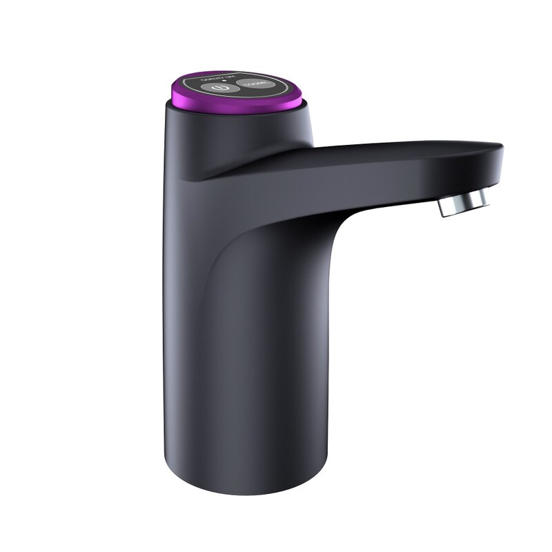 Mini Water Dispenser Small Desktop Home Electric Portable Pump Gallon Drinking Switch Silent Charging Touch: Yellow