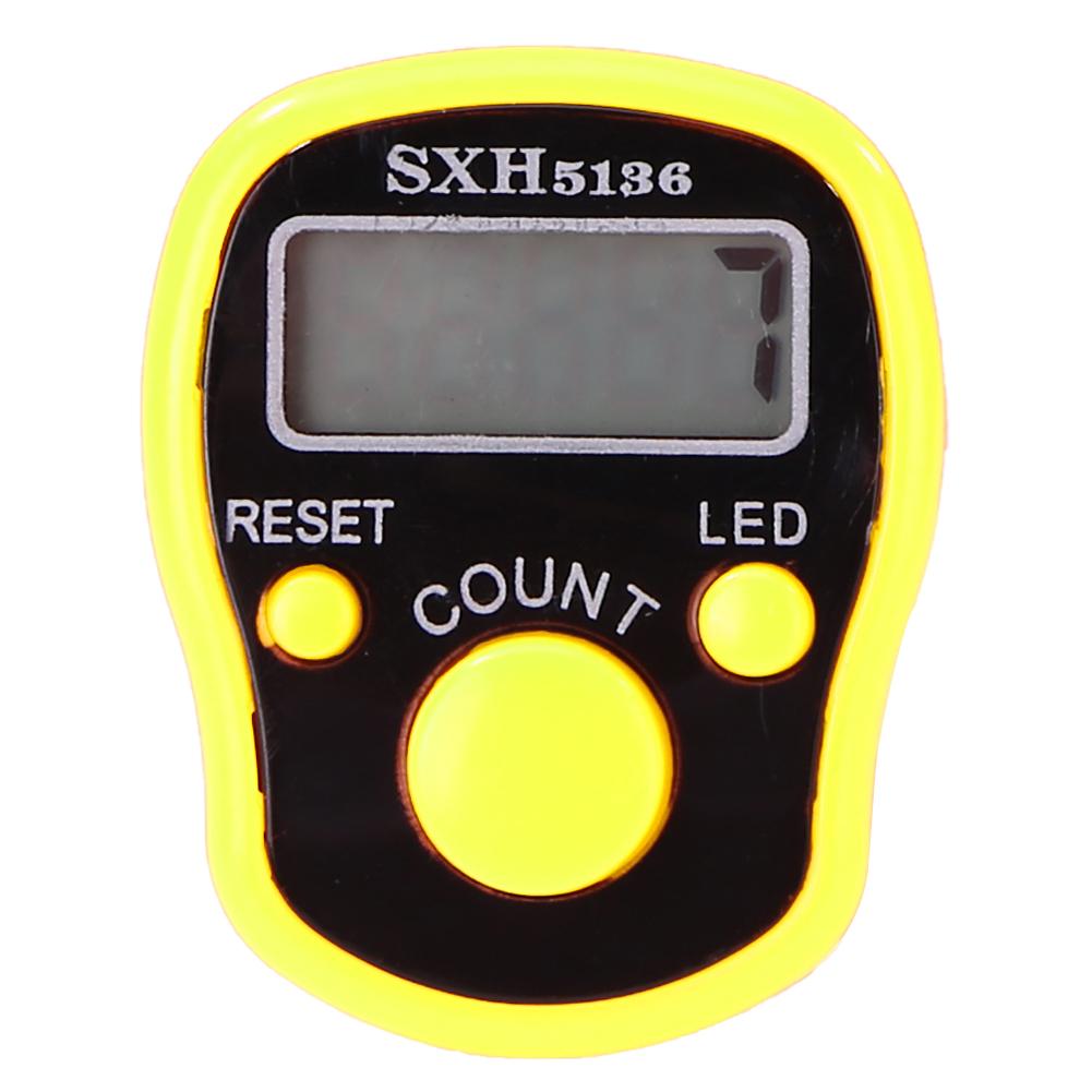 Mini Stitch Marker Row Finger Counter LCD Electric Digital Display with LED Light For Buddha Pray Sewing Knitting Weave Tool: 5