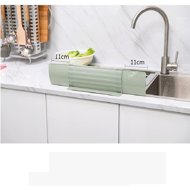 Chowany umywalka zlew woda osłona rozbryzgowa anty-pluśnięcie przegroda deska kuchnia łazienka klej zlew ekran bryzg