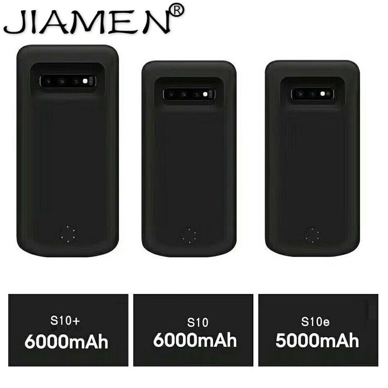5000/6000Mah Tpu Battery Charger Case Voor Samsung Galaxy S10 S10E S10 + Batterij Opladen Power Bank Case voor Samsung S10 Plus