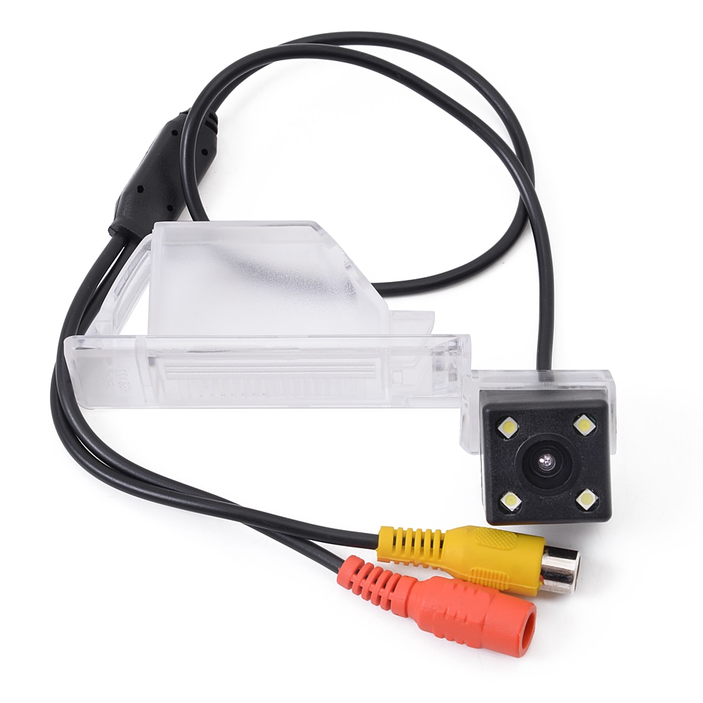 CCD Car Reverse Camera For Nissan Versa saden 2007 LED Light Auto Rear View Backup Review Reversing Parking Kit