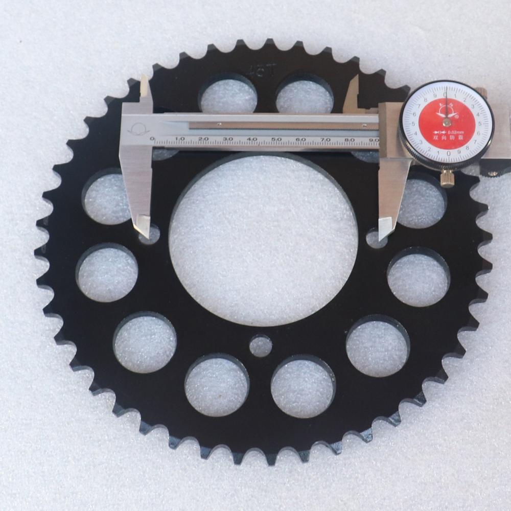 420 Chains 45T 76mm Motorcycle Chain Sprockets Rear Back Sprocket Cog For 110cc 125cc 140cc Dirt Pit Bike