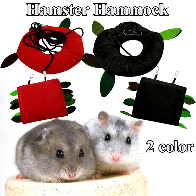 Taubane reir skog hamster hengekøye myke leker blad tunnel lekehus varmt bur kjæledyr stubbe liten kjæledyr leke morsom huske sovepose
