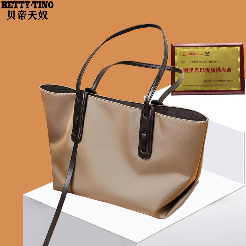 Handtaschen aus oxford-stoff, canvas-handtaschen, geräumige nylon-tragetaschen mit einem schultergurt