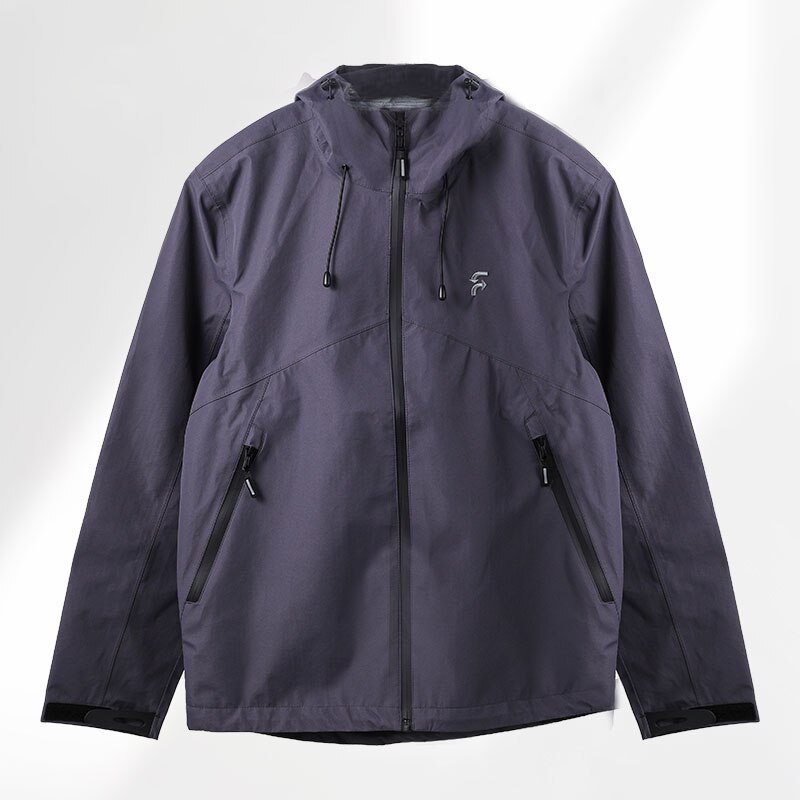 Outdoor Windbreaker Hiking Jacket Camping Sports Waterproof Clothes Sun-Protective with Hooded Adventure Breathable Quick Dry