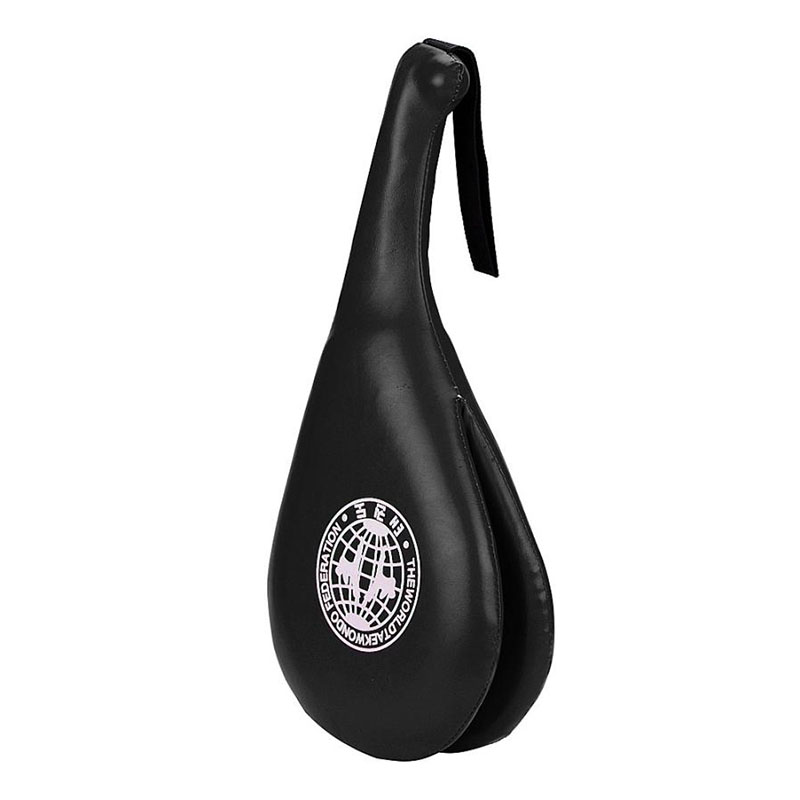 Taekwondo raqueta de mano Kick Target almohadillas de golpes Kickboxing Paddle MMA accesorios de boxeo