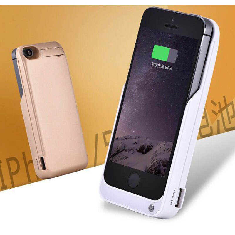 Neng For iPhone 5 5S Case Battery Charger Case 4200mAh Power Bank Battery Charging Cover Powerbank for iphone SE Case Battery