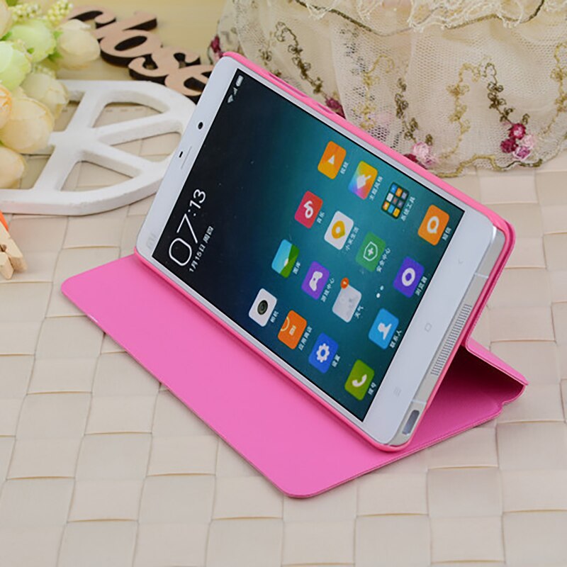 Aokin funda Original con tapa inteligente para Xiaomi mi 4 4C 4S de cuero cubierta magnética delgada Sleep Wake Up Coque para Xiaomi protección mi 4