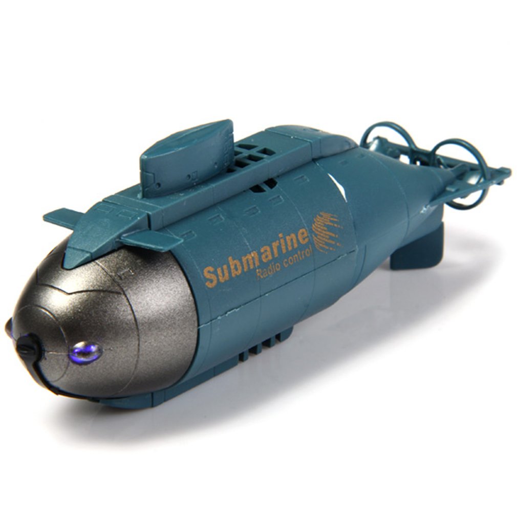 777 - 216 de la función completa, peces Torpedo inalámbrico 40MHz RC submarino juguete para: Azul