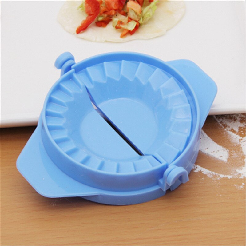 Dumplings Tool Keuken Accessoires Jiaozi Maker Apparaat Keuken Gadgets Covenient Dumplings Mold Gebruik Voor Maken Knoedel: Blauw