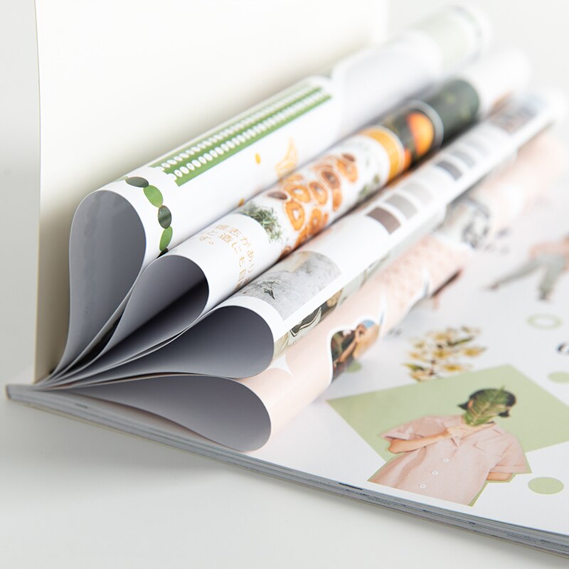 Jianwu 1Set Eenvoudige Creatieve Notebook Sticker Diy Scrapbook Stickers Journal Kawaii Schoolbenodigdheden