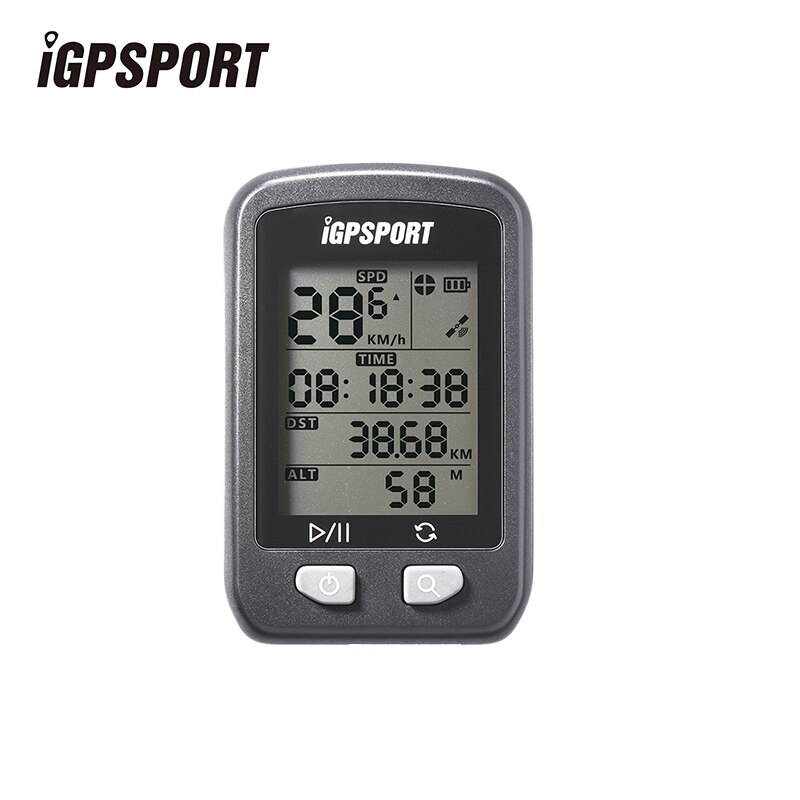 iGPSPORT iGS20E Bicycle Rechargeable Computer GPS Speedometer IPX6 Waterproof Backlight Screen Stopwatch with Mount Accessories: Default Title