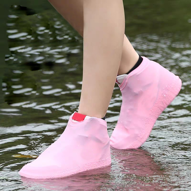 Praktische Silikon Wasserdichte Schuh Abdeckung unisex Schuhe Protektoren Regen Stiefel für drinnen draussen Regnerischen Tage Schuh Abdeckung Zubehör