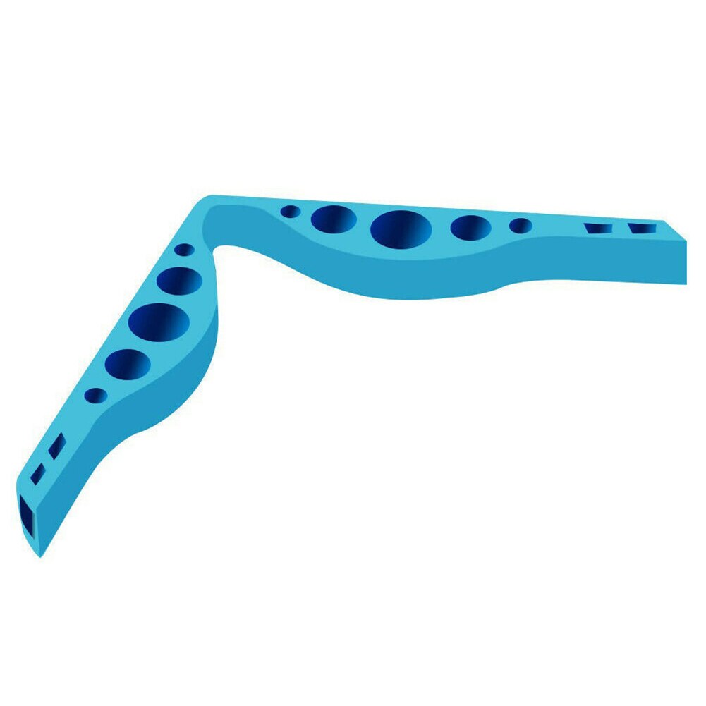 Fleksible slidstærke anti-fogging briller blød silikone næse bro klip ekstensil maske klemme briller holder tilbehør: D
