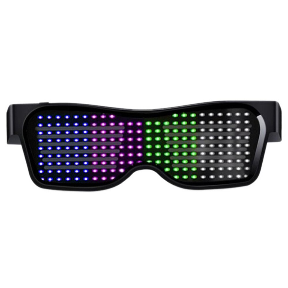 Praktische led gloeiende glazen decoratie collectie kerst veelkleurige plastic app klein duurzaam grappig: Veelkleurig