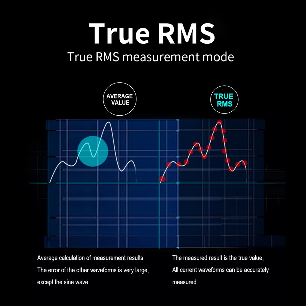 Touchscreen Multimeter Automatische Digital-Multimeter 6000 Zählt Intelligente Scannen AC DC Messung NCV True RMS Messung