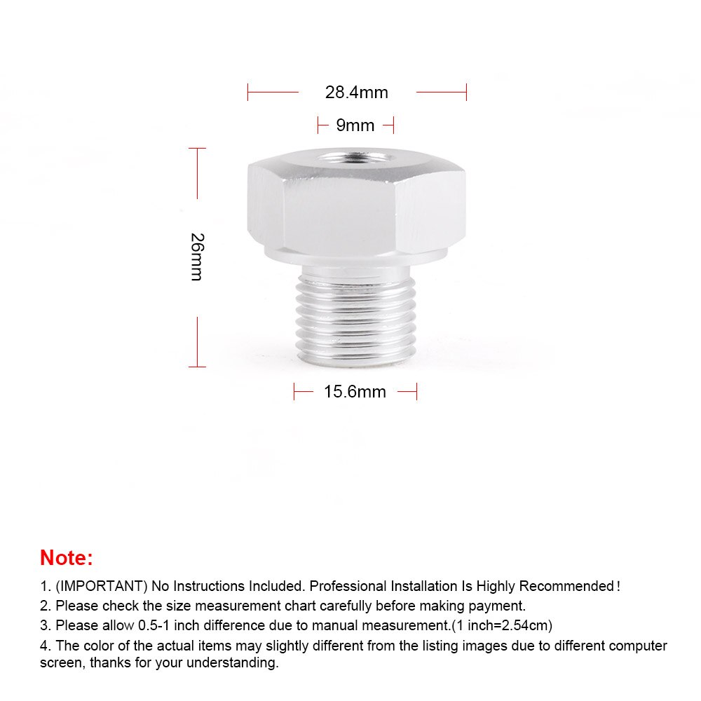 1PC Car Oil Pressure Sensor Adapter LS Engine Swap Male M16x1.5 Female 1/8 NPT Car Accessories