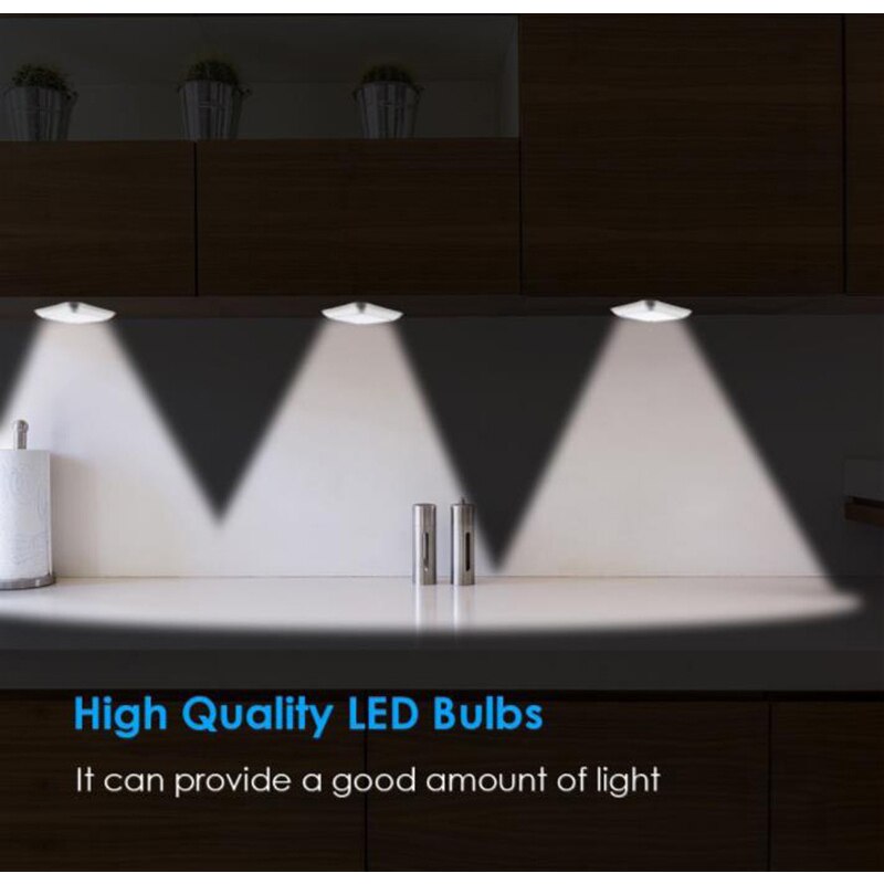 6 Led Smart Motion Sensor Led Verlichting Voor Kamer Nachtlampje Batterij Aangedreven Gangpad Verlichting Hal Pathway Wc Trappen lamp