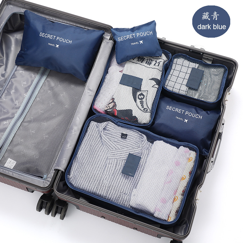 6 stuks reisorganizer opbergtassen draagbare reiskoffer organizer reistas voor dames bagage organizer kleding schoenentas