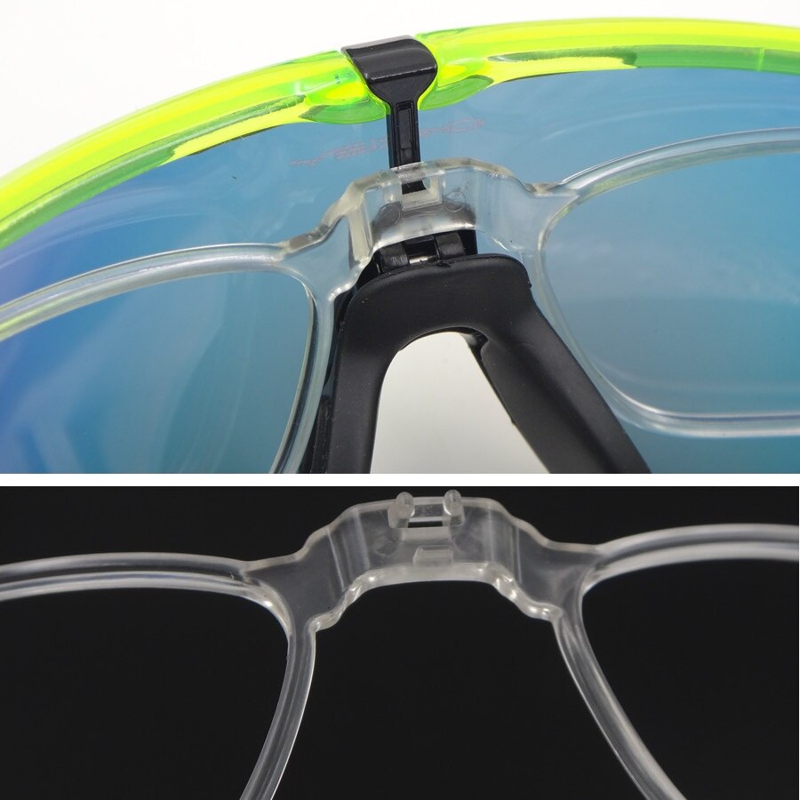 Evove Myopia Frame for Cycling Goggles Sports Glasses Transparent for Optic Lens