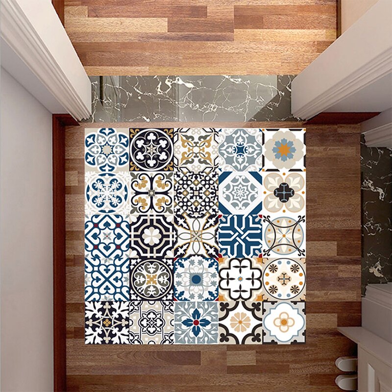 Mandala Crystal Wall Stickers Waterproof And Oil-Proof Kitchen Bathroom Home Decoration Self-Adhesive Ceramic Tile Wall Decora