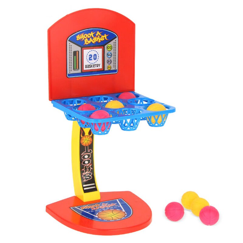 Portable Detachable Children&#39;s Shooting Toys Family Game Basketball Shooting Funny Toys Mini Desktop Nine Square Grid Basket