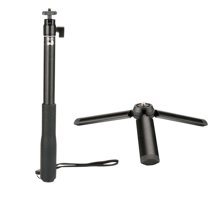 2 in 1 In Metallo Materiale selfie stick rod + treppiedi del supporto per dji osmo mobile 3 2 osmo tasca giunto cardanico osmo Accessori macchina fotografica di azione: Default Title