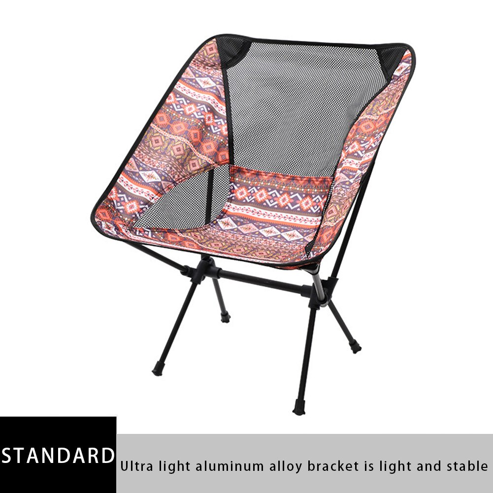 Aluminium Portable Folding Chair Outdoor Camping Strand Wandelen Picknick Bbq Vissen Meubels Met Opbergtas